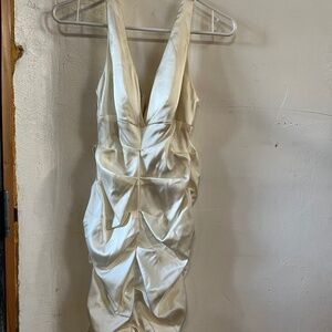 Cache dress cream Ruched